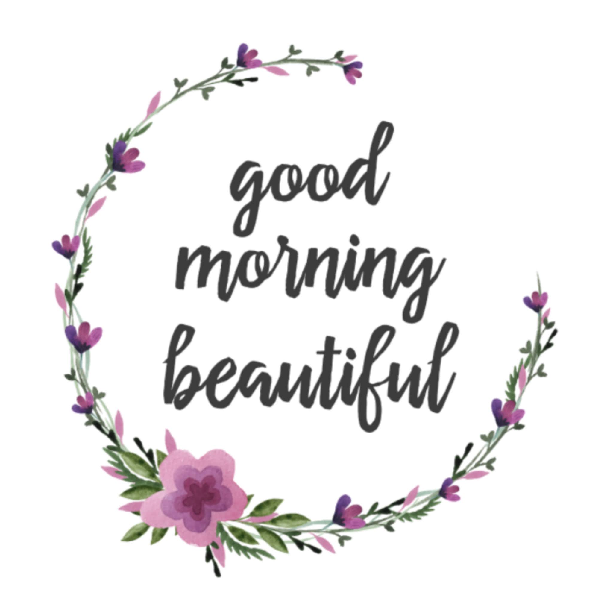 Good morning без фона